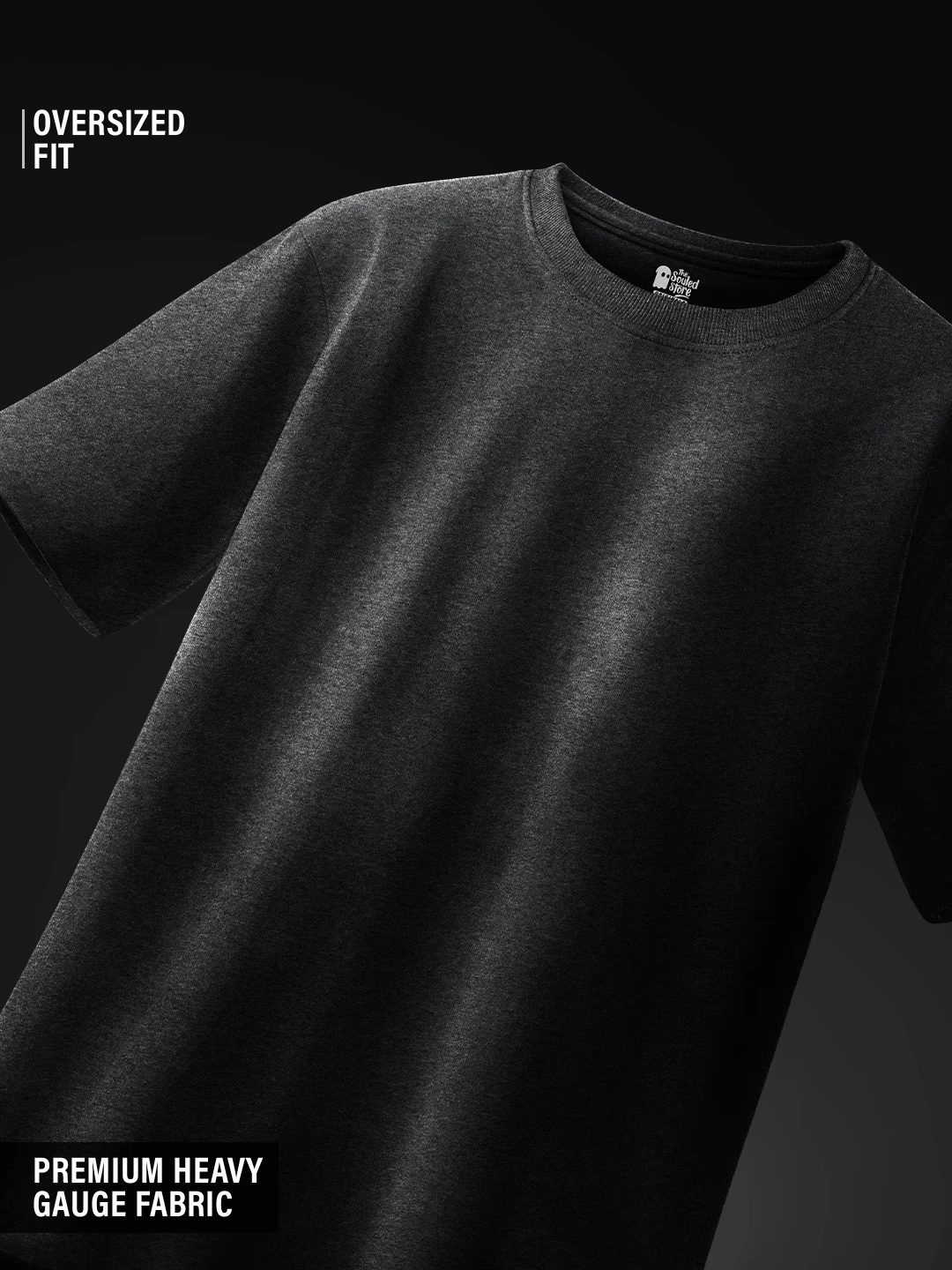 Classic Sustainable Tee: Charcoal Black