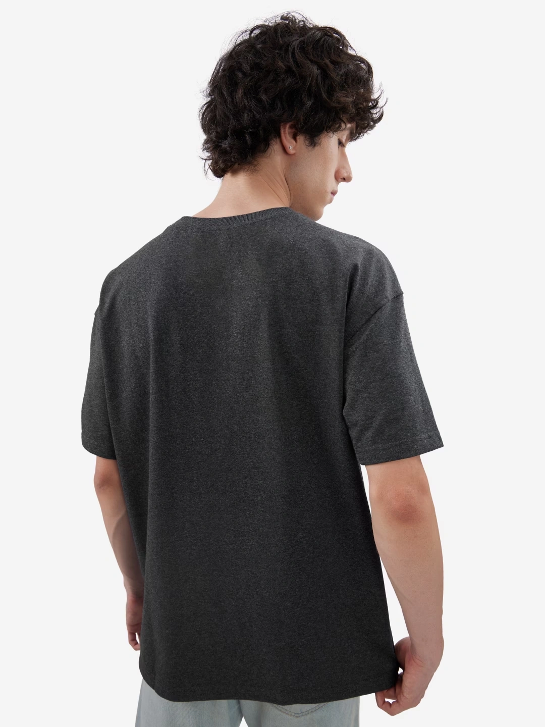 Classic Sustainable Tee: Charcoal Black