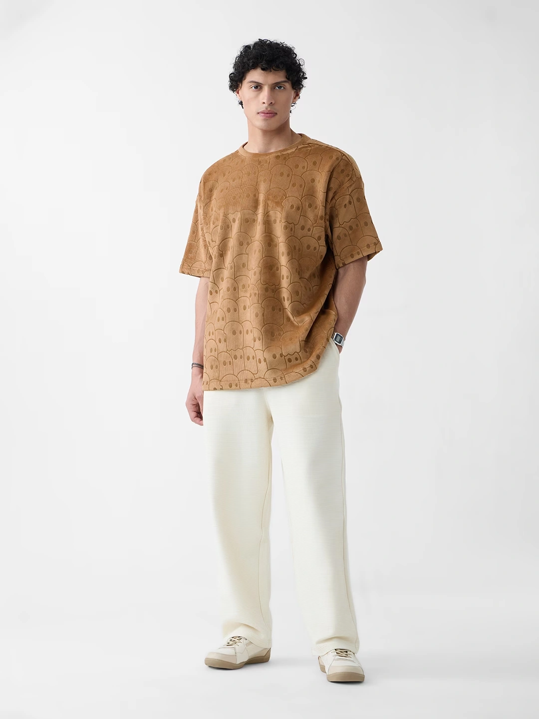 Corduroy T-shirt: Mr. Souls Pattern 3 Corduroy T-shirt: Mr. Souls Pattern