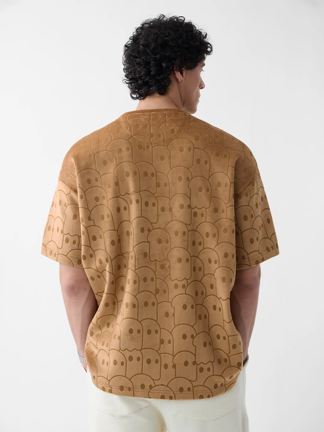 Corduroy T-shirt: Mr. Souls Pattern 4 Corduroy T-shirt: Mr. Souls Pattern