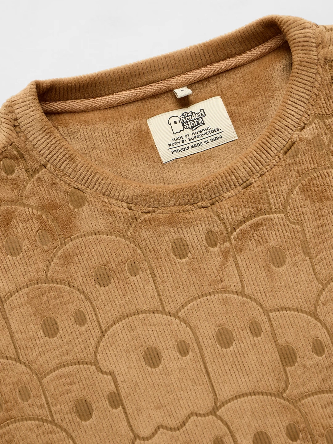Corduroy T-shirt: Mr. Souls Pattern 5 Corduroy T-shirt: Mr. Souls Pattern