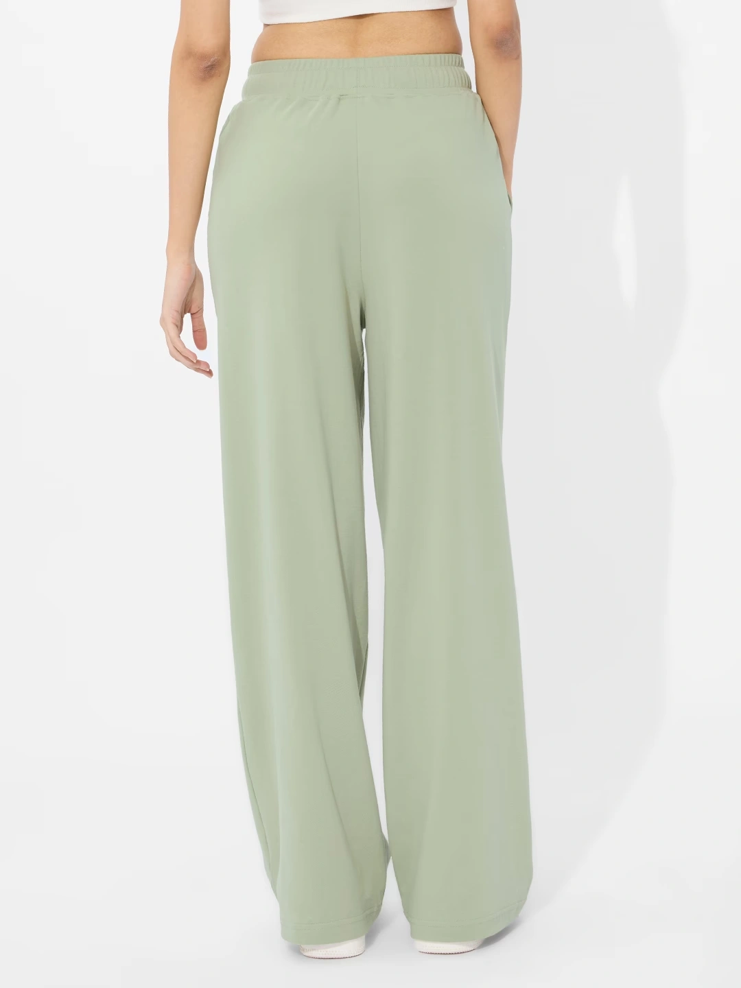 Flared Joggers: Fern Green 4 Flared Joggers: Fern Green