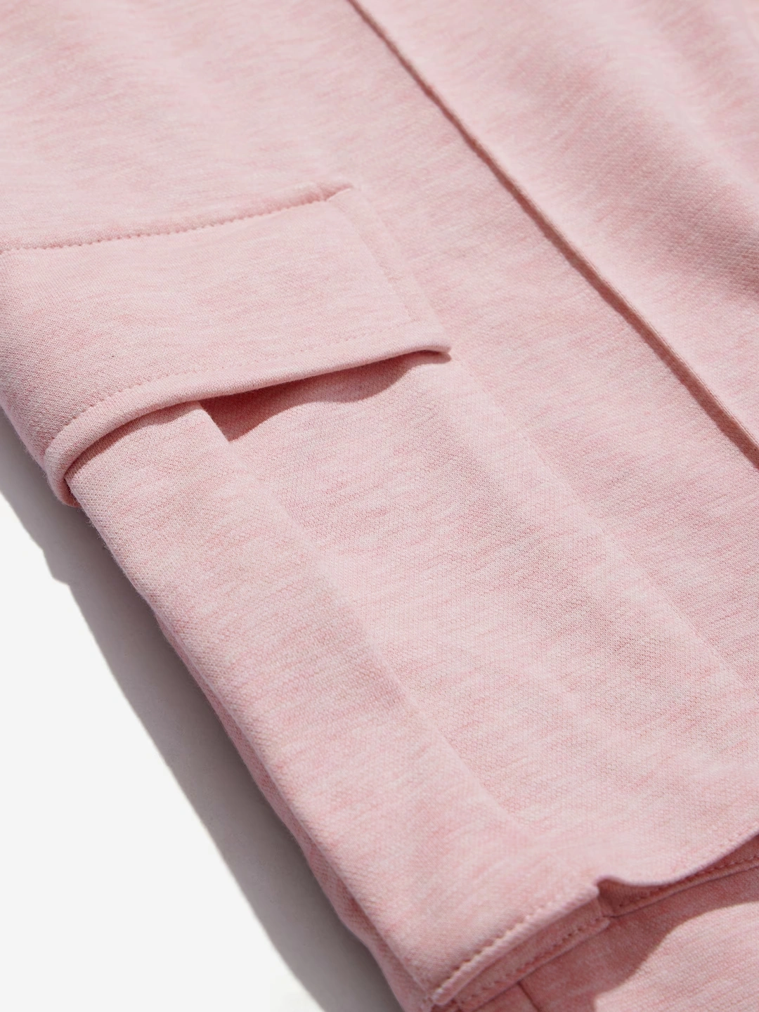 Wide Leg Joggers: Blush Pink