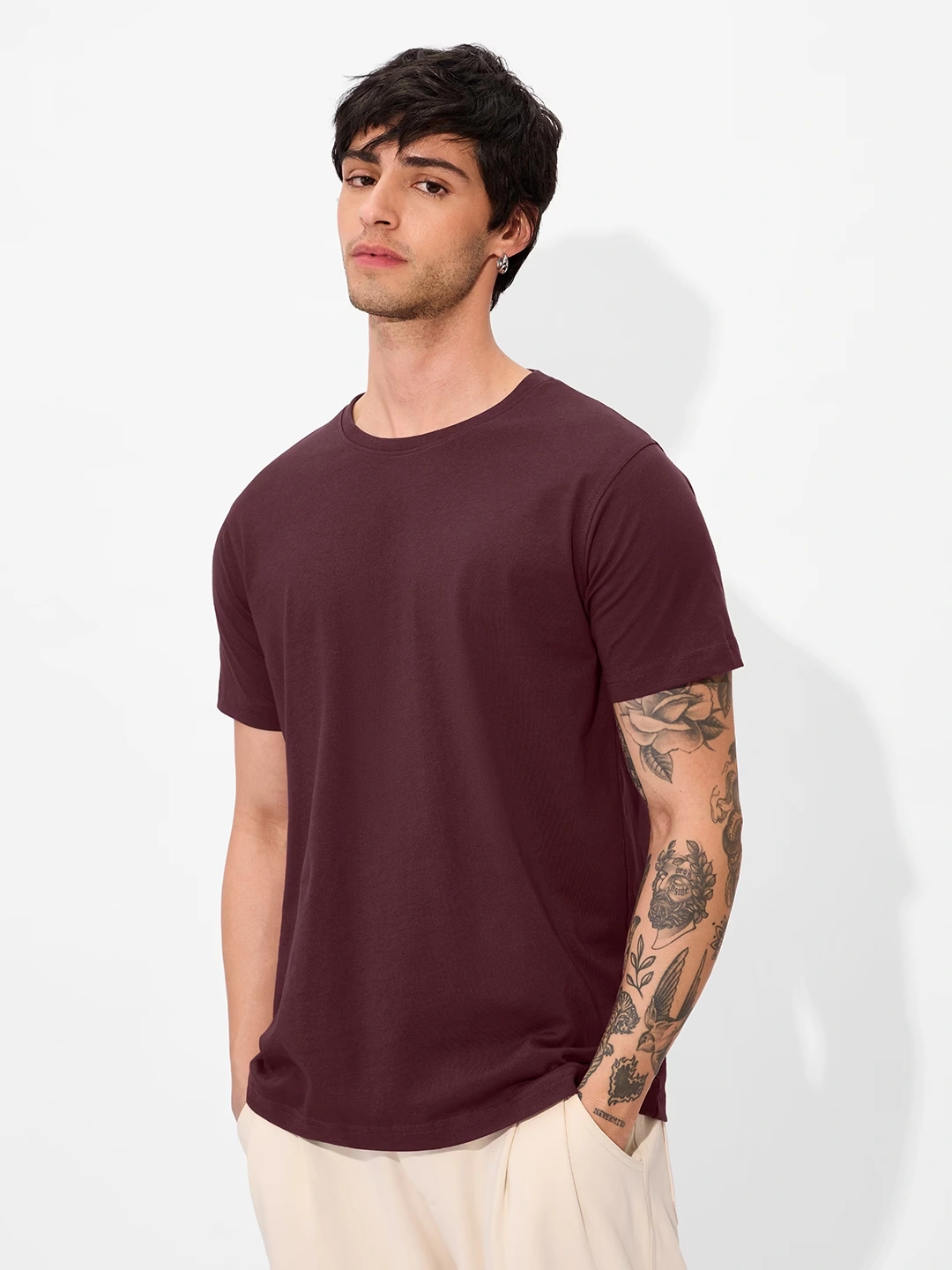 Solids: Burgundy