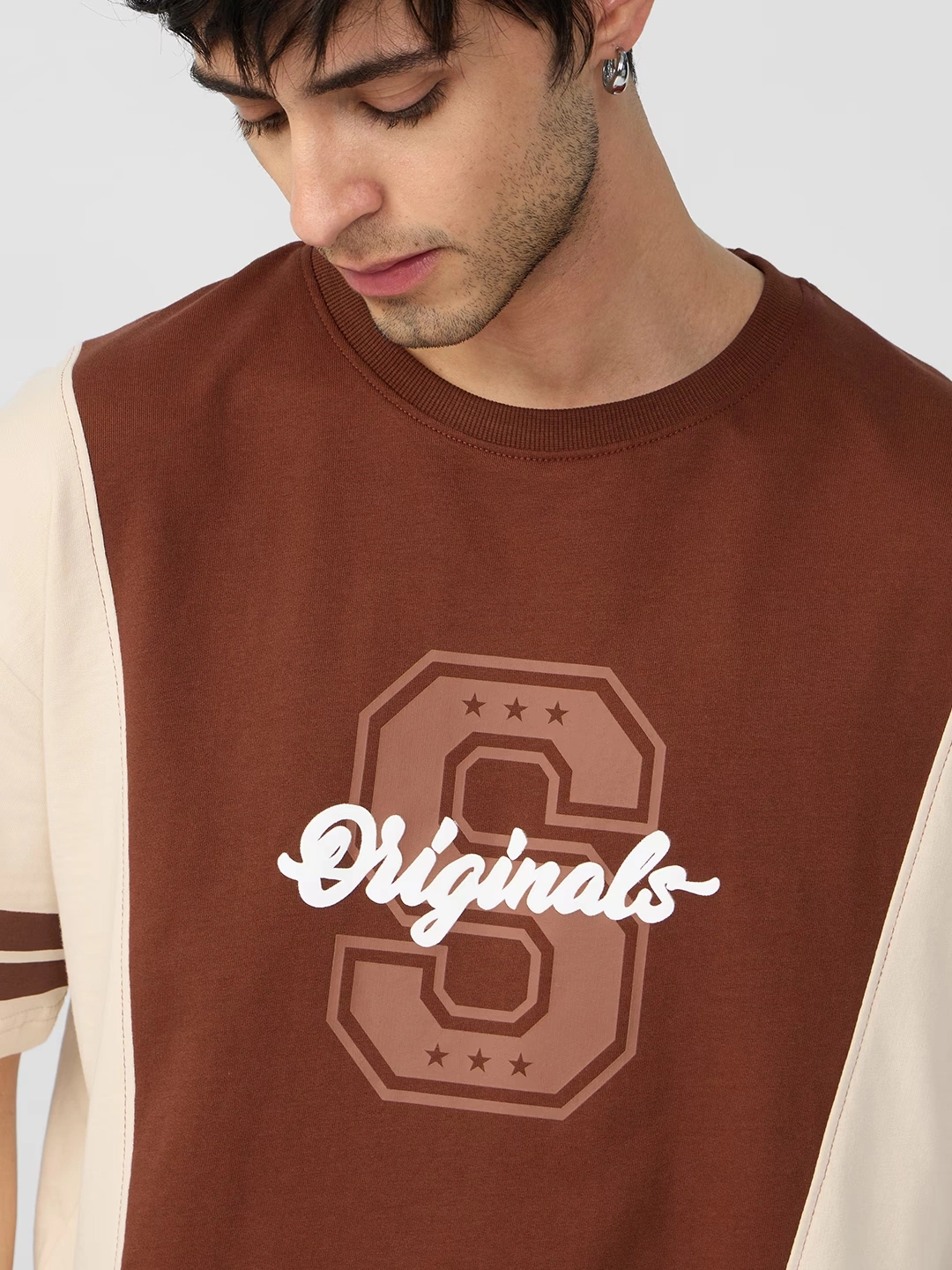 Colourblock T-shirt: Savanna