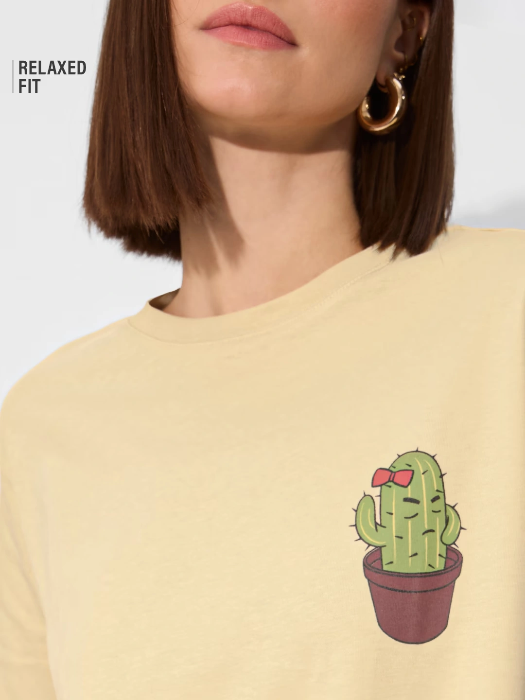 Relaxed fit T-shirt: Cactus