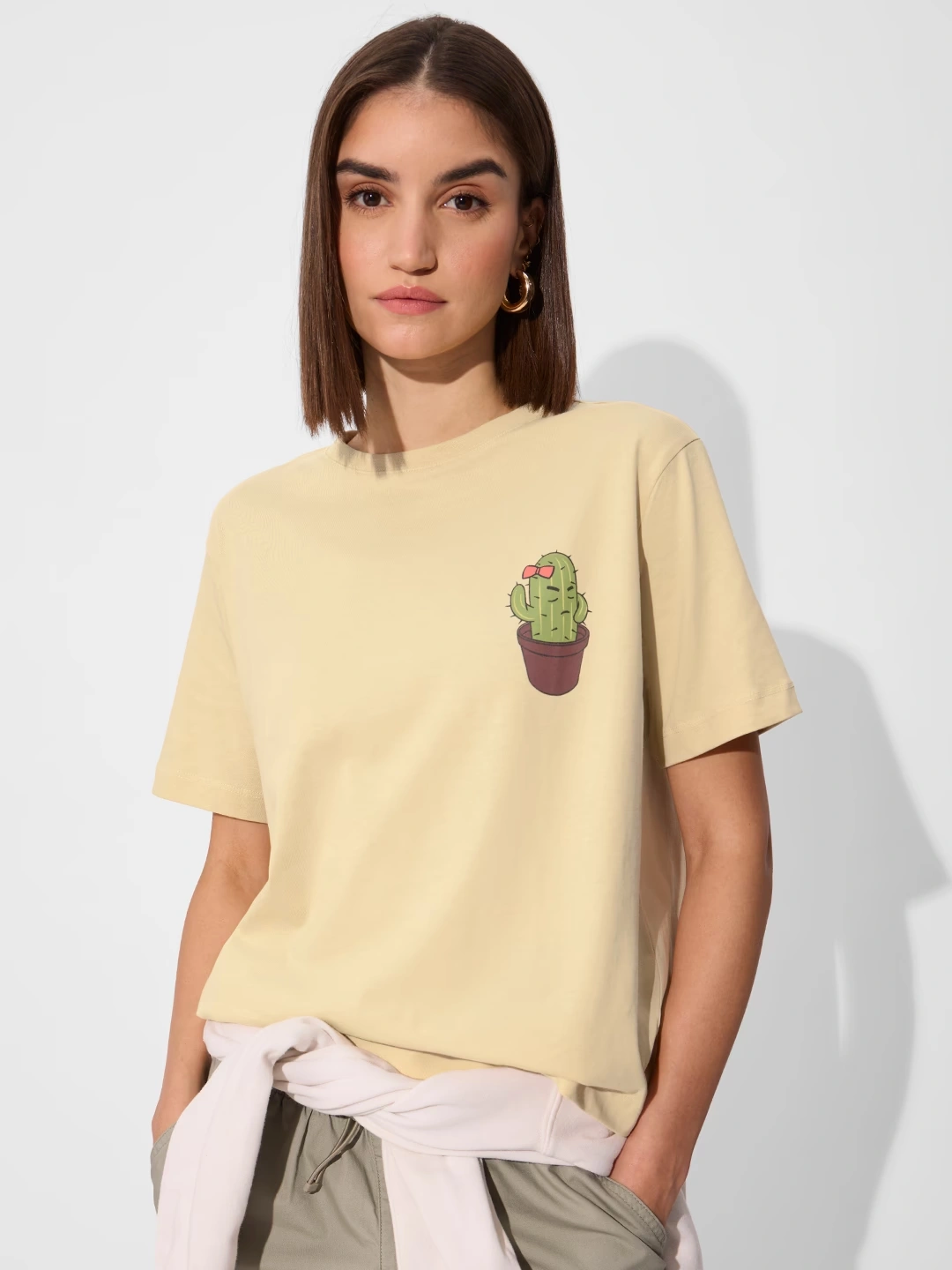 Relaxed fit T-shirt: Cactus