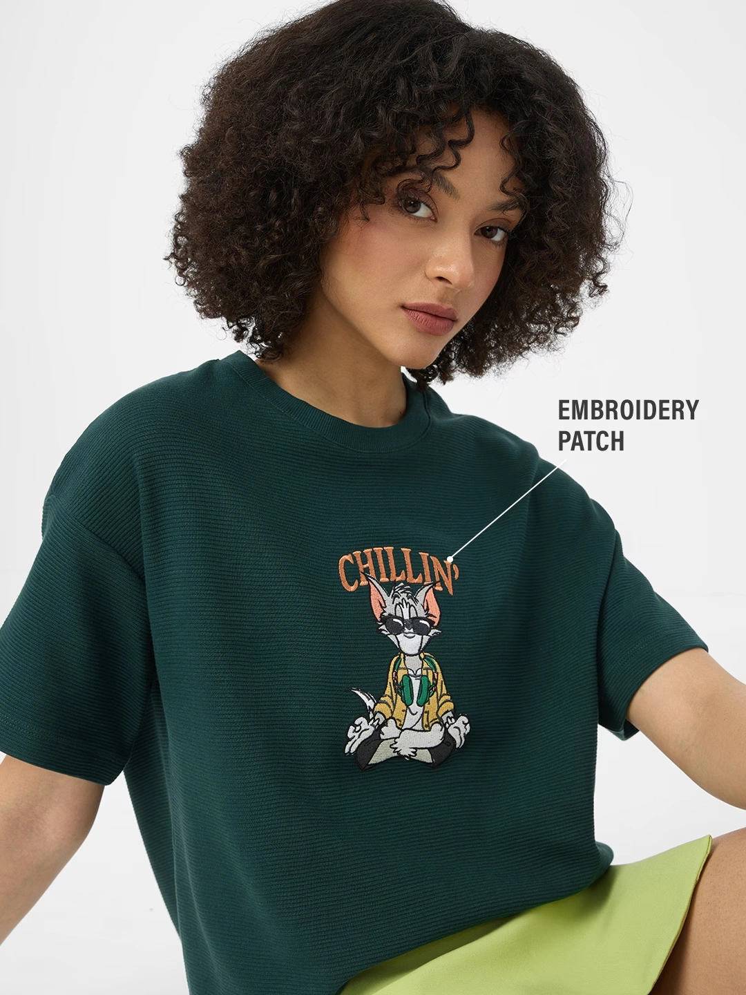 Textured Tshirt: Tom Chillin'