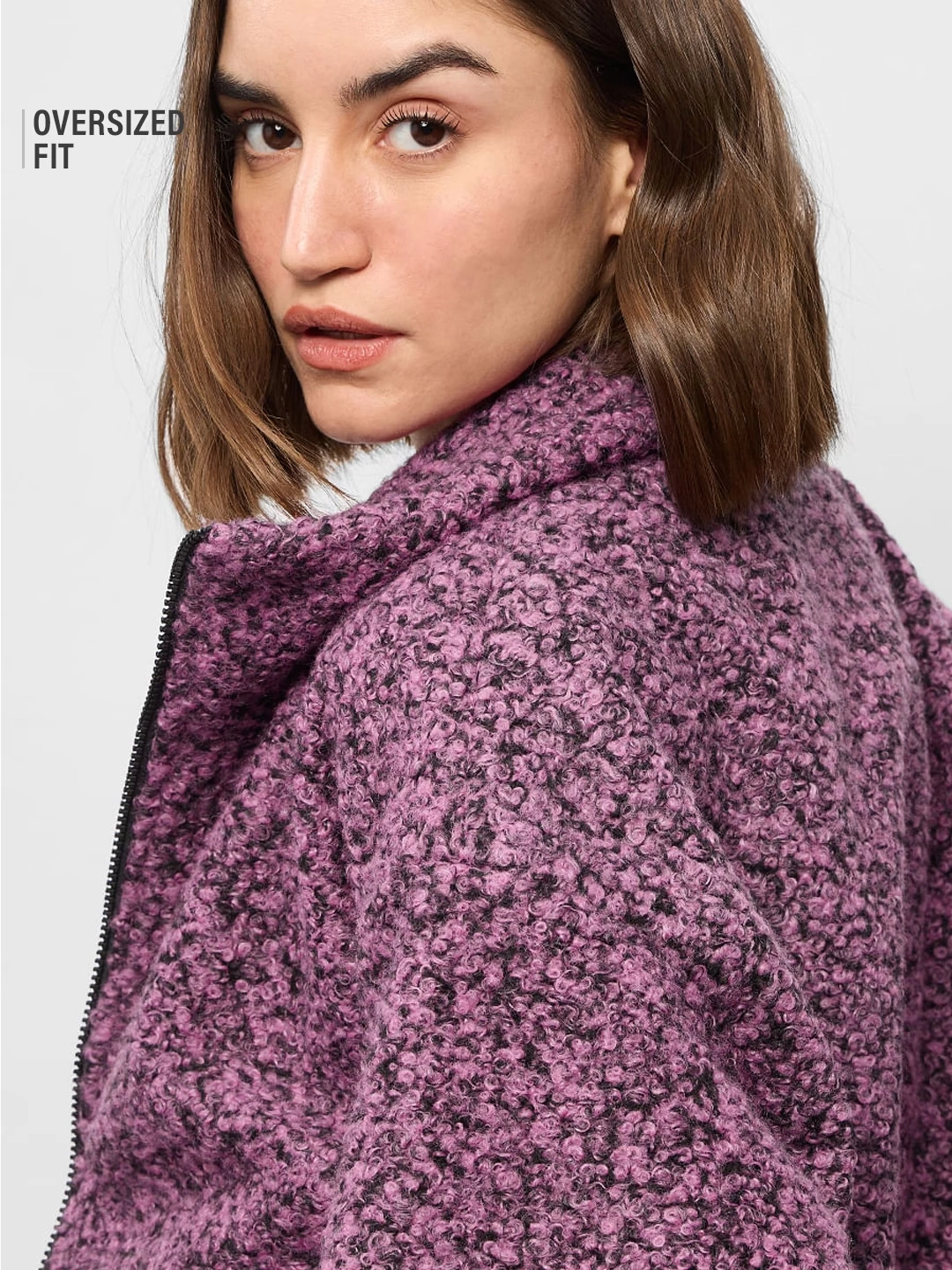 Oversized Jacket: Carmine