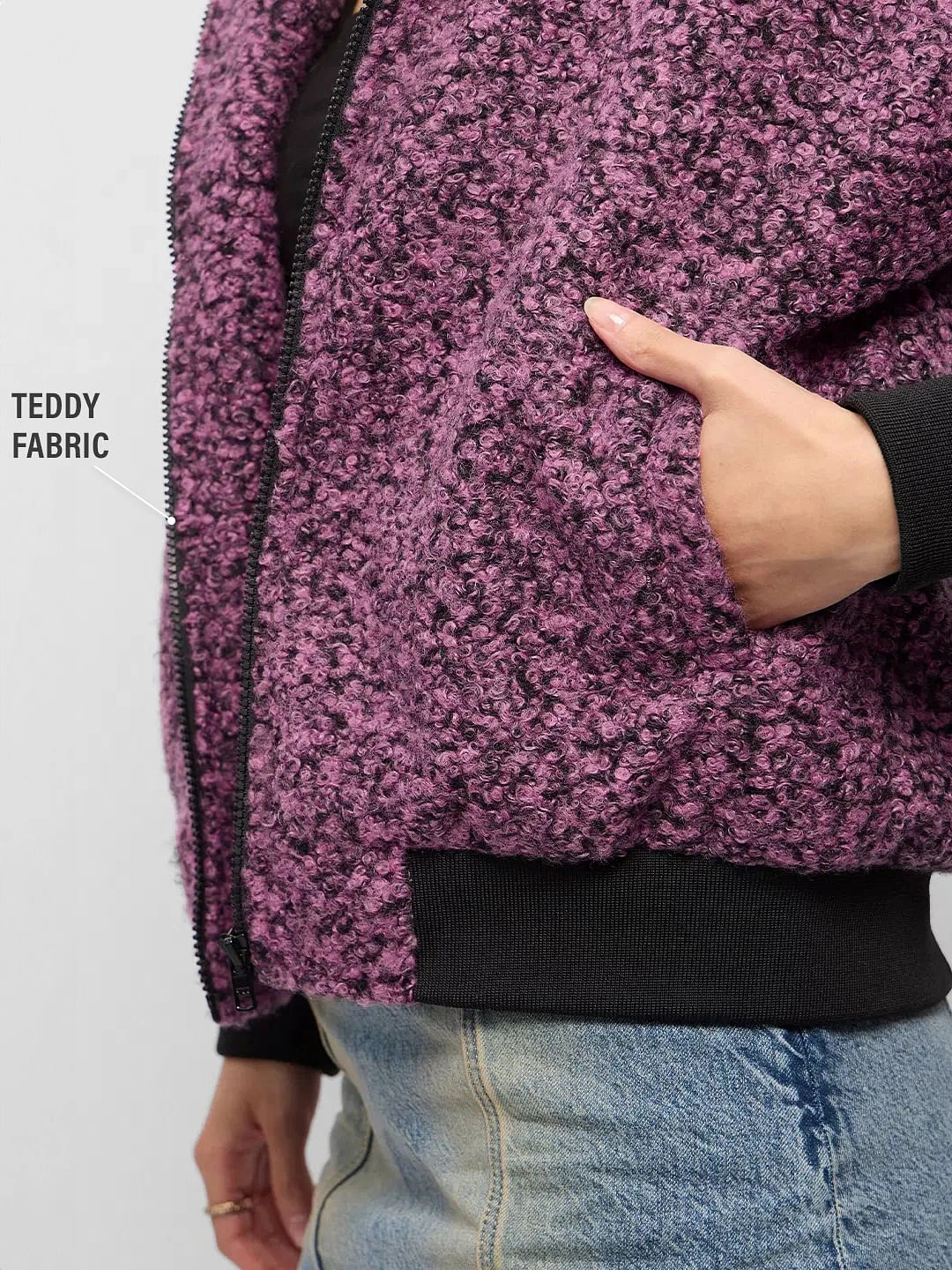 Oversized Jacket: Carmine