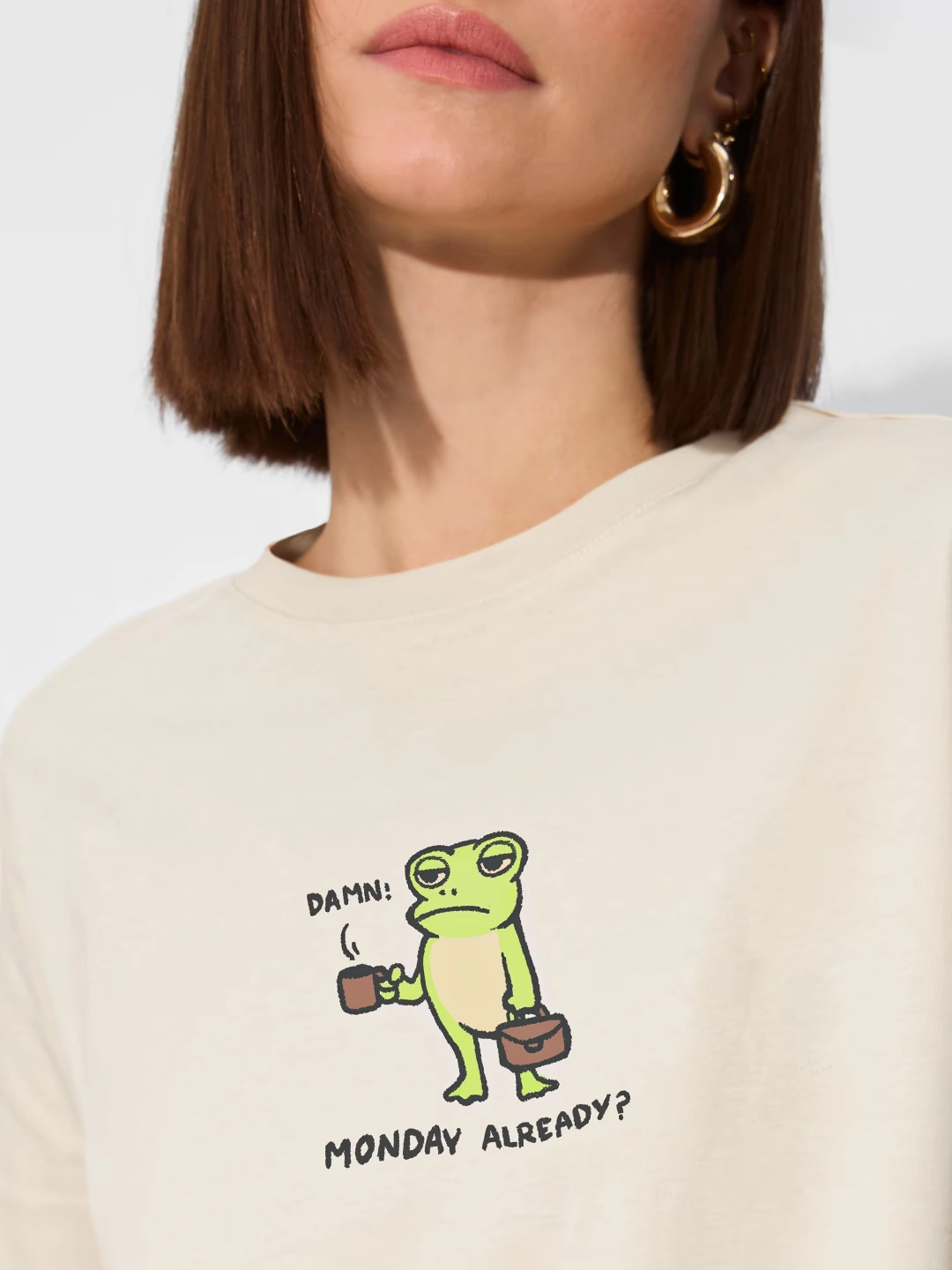 Relaxed T-Shirt: Monday Frog