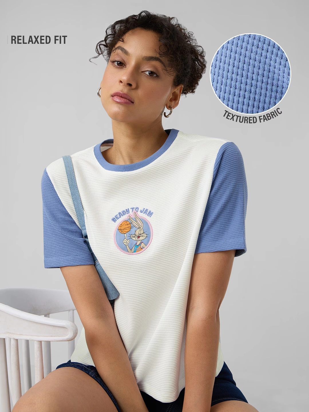 Textured Tshirt: Ready To Jam