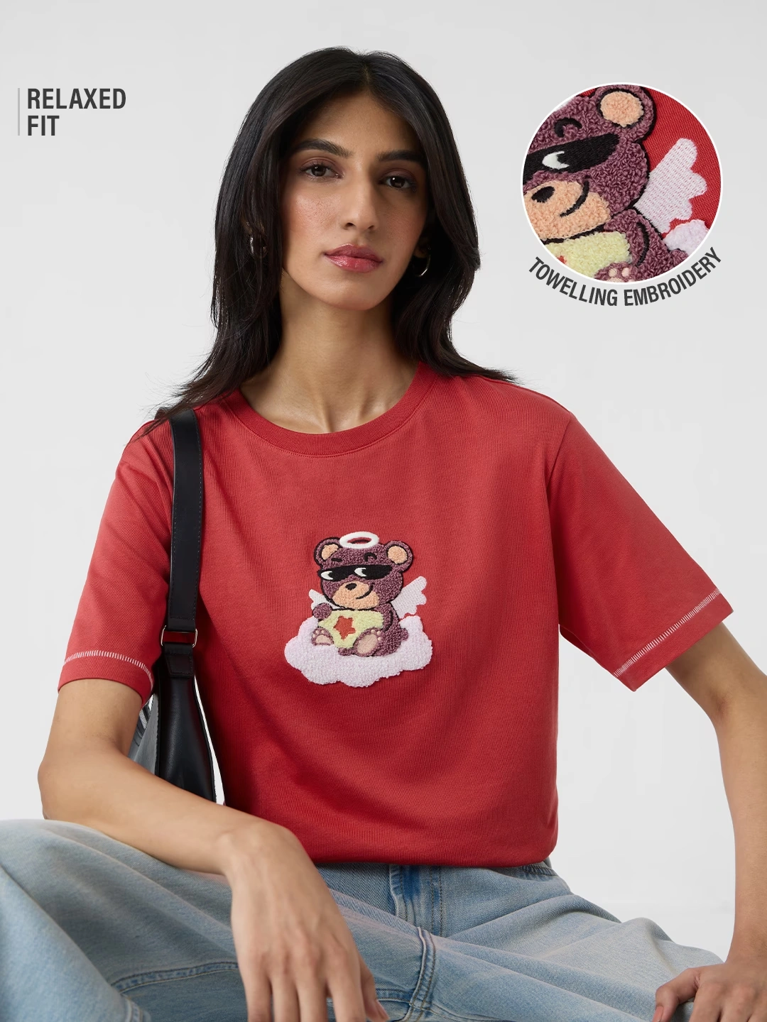 Relaxed T-Shirt: Angel Teddy