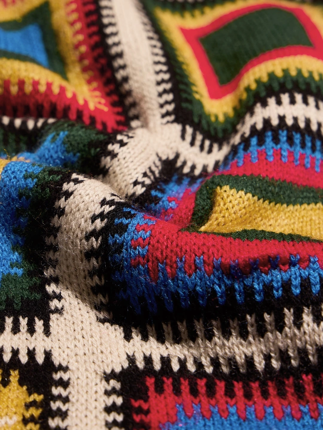 Jacquard Hoodie: Colour Pop