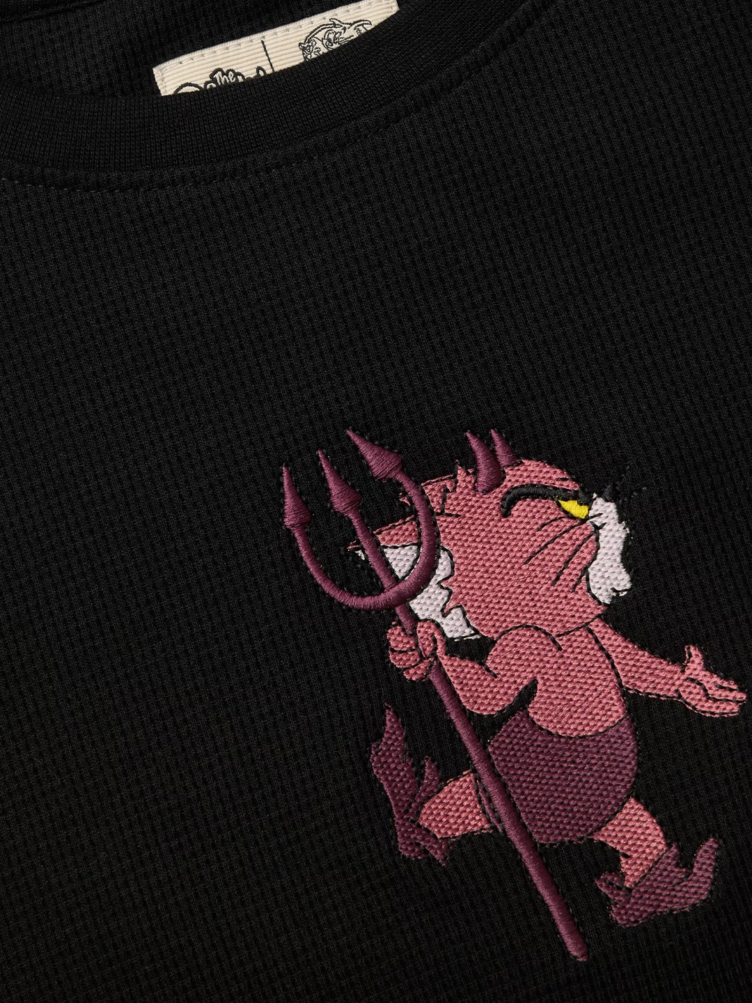 Textured T-shirt: Tom The Devil