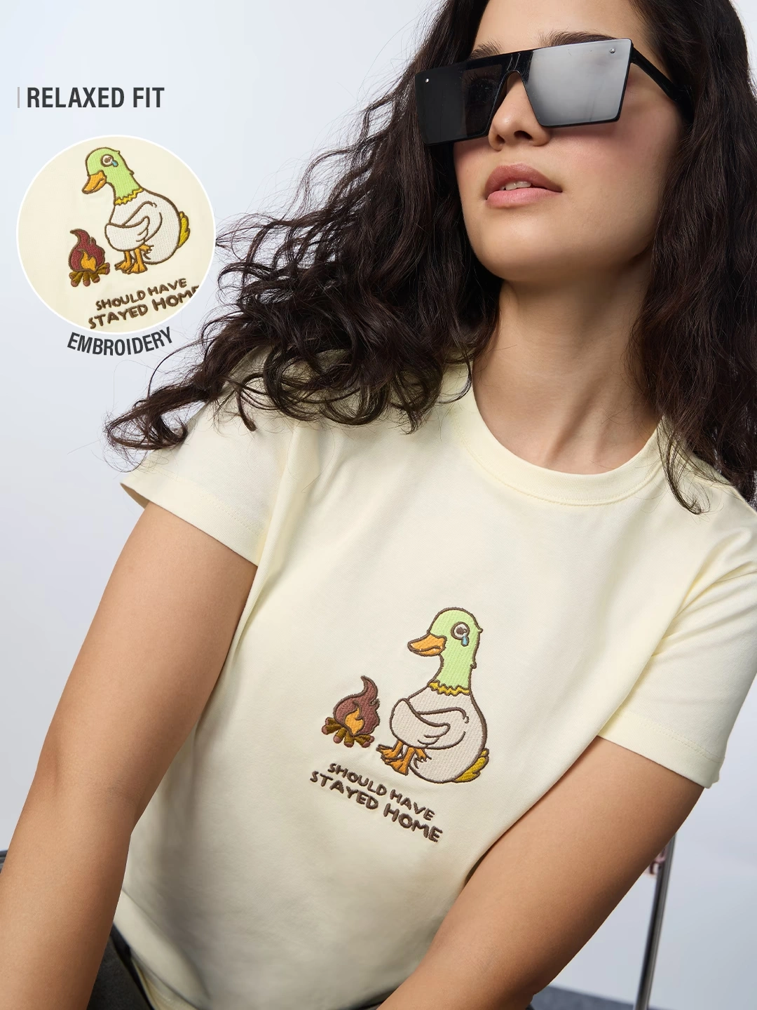 Relaxed T-Shirt: Stayed Home