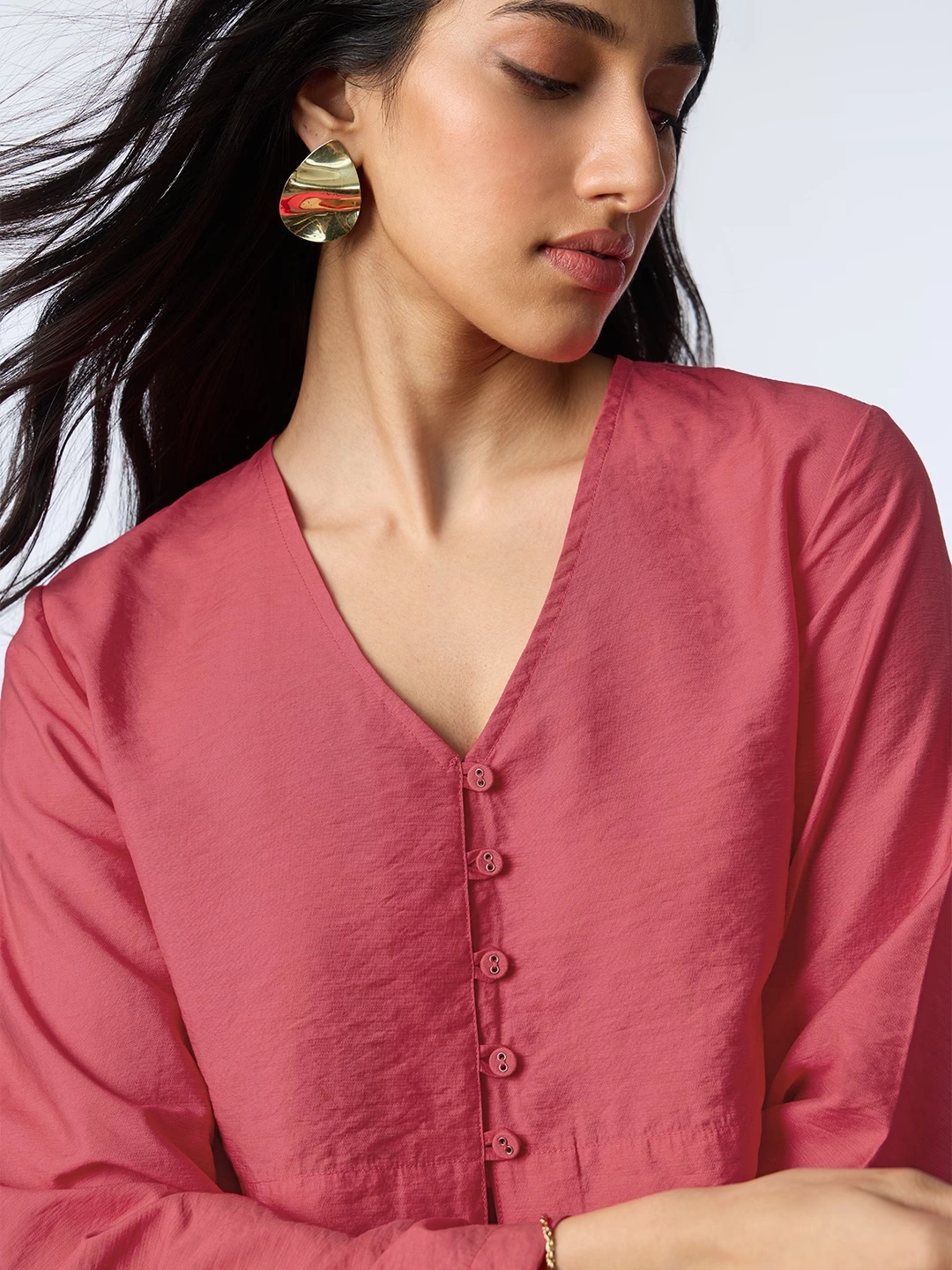 Crop-Top: Vivid Fuchsia