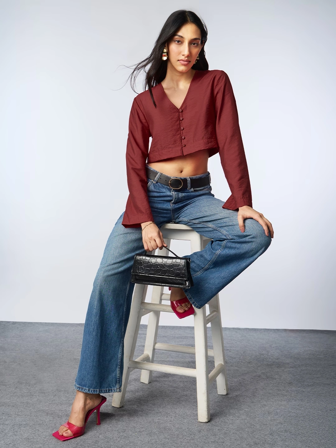 Crop Top: Mahogany 3 Crop Top: Mahogany