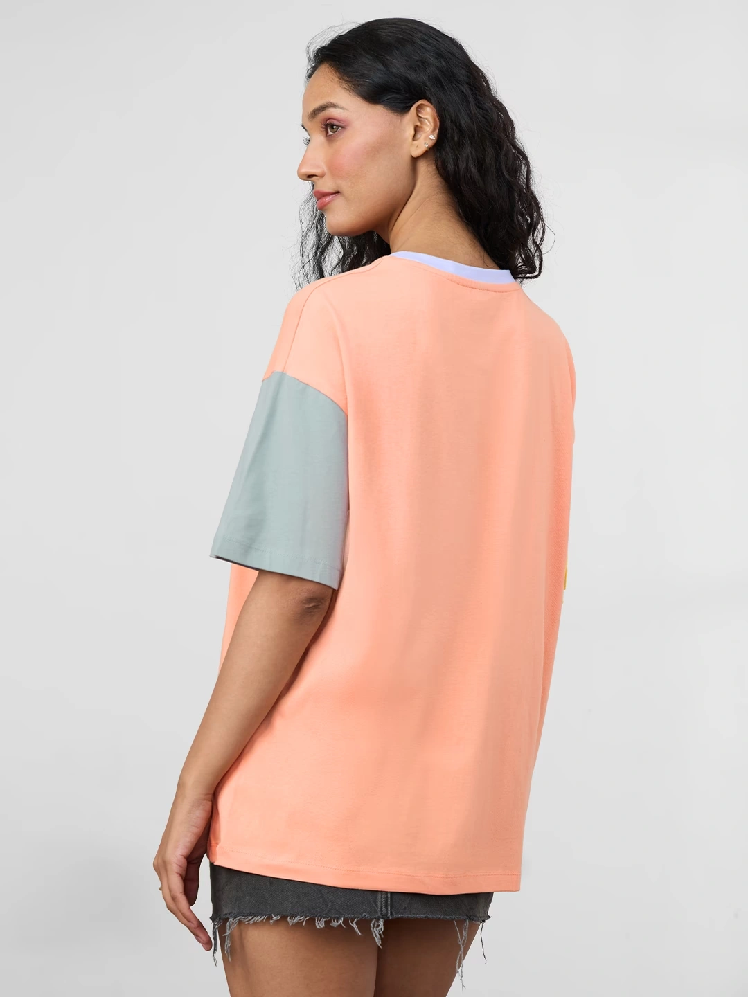 Solids: Yellow, Pink & Grey Colourblock 3 Solids: Yellow, Pink & Grey Colourblock