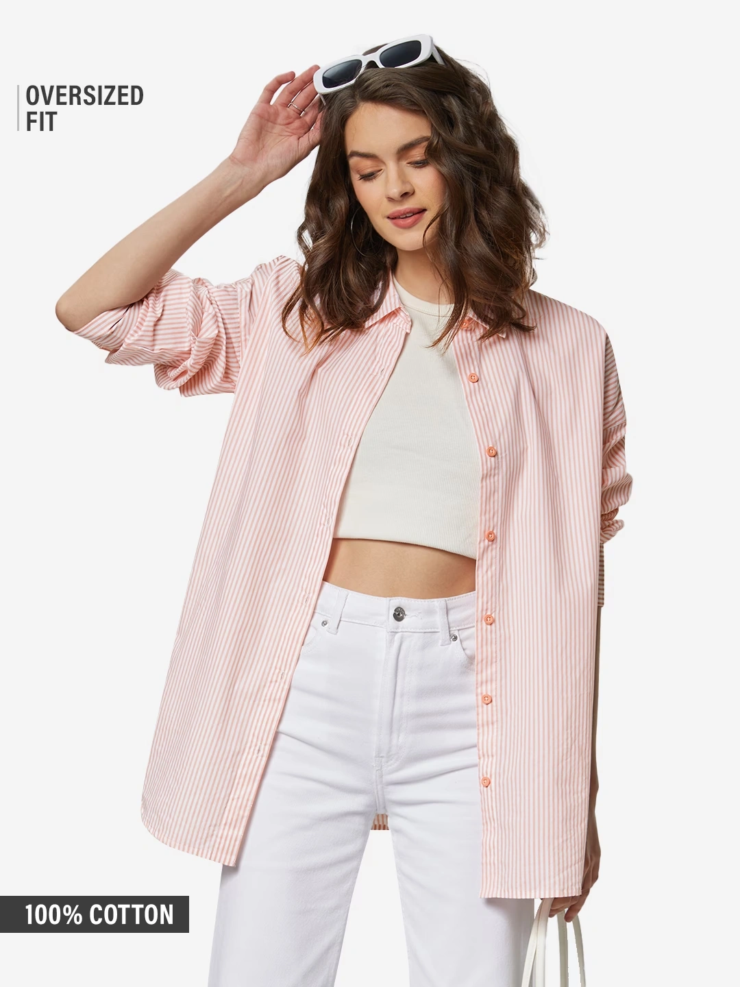 Solids: Peach Stripes