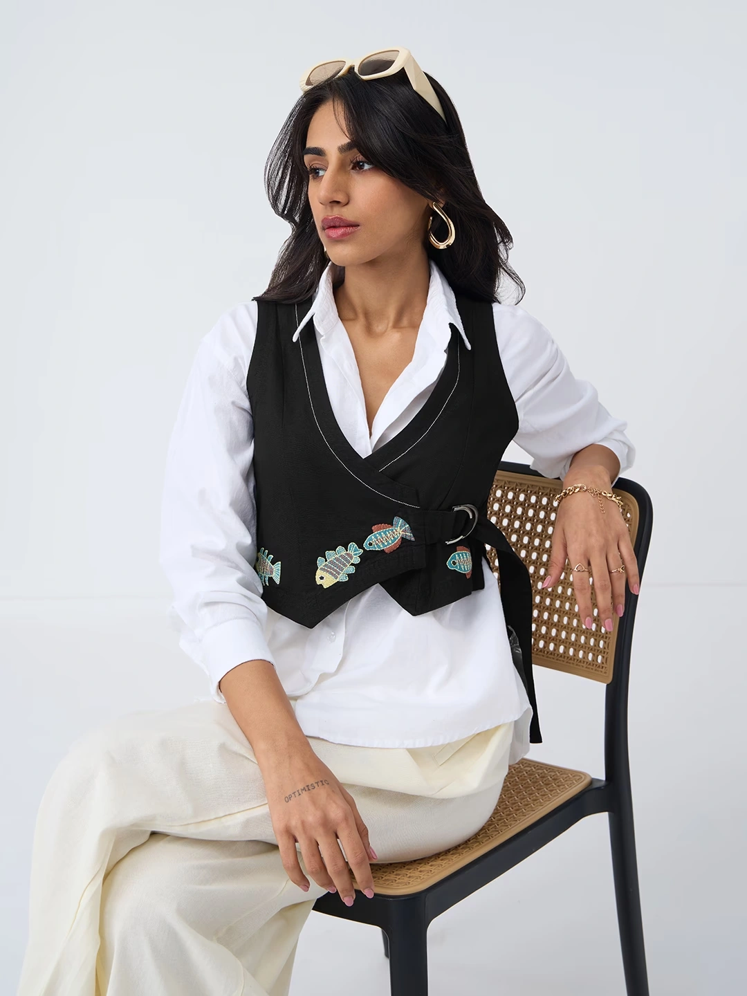 Cotton Linen Vest: Flair