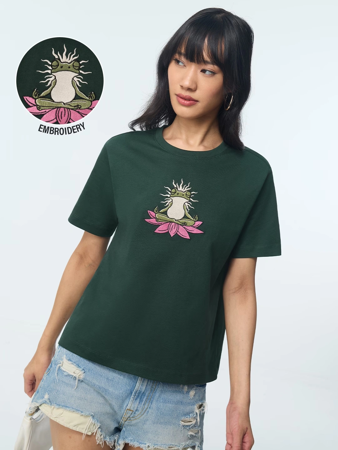 Relaxed T-Shirt: Frog
