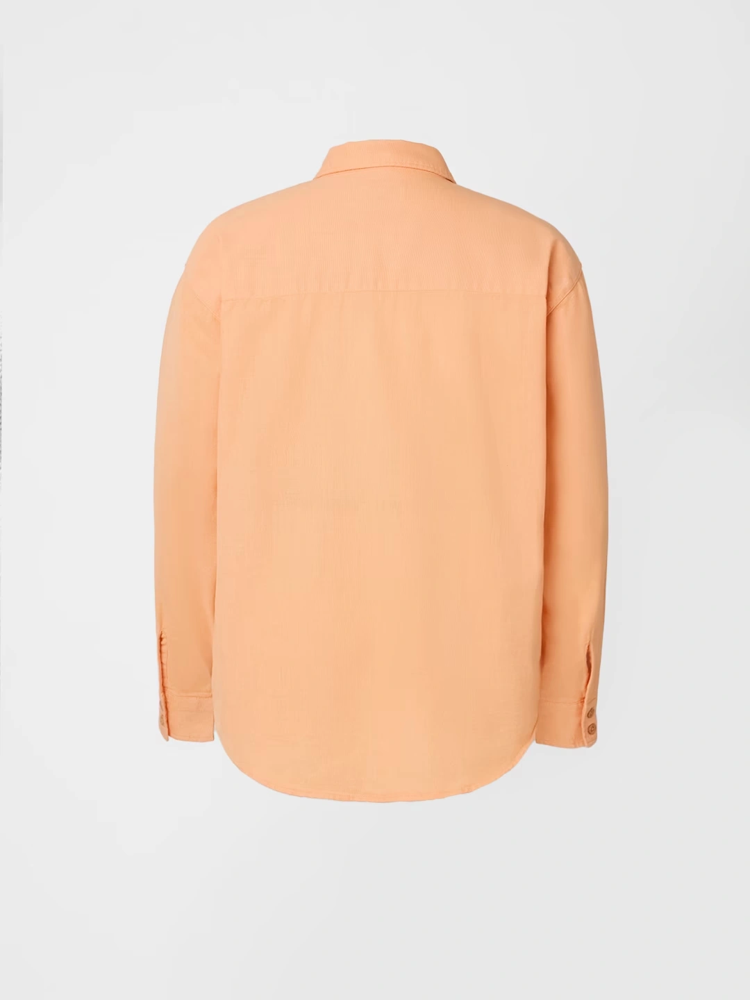 Cotton Linen Shirt: Apricot 3 Cotton Linen Shirt: Apricot