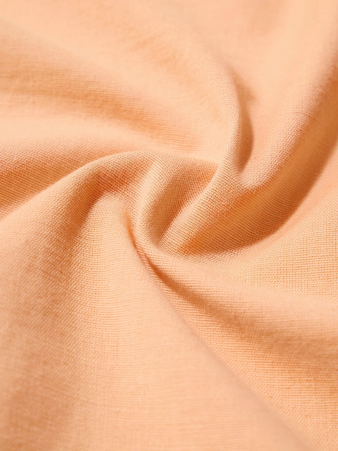 Cotton Linen Shirt: Apricot 4 Cotton Linen Shirt: Apricot