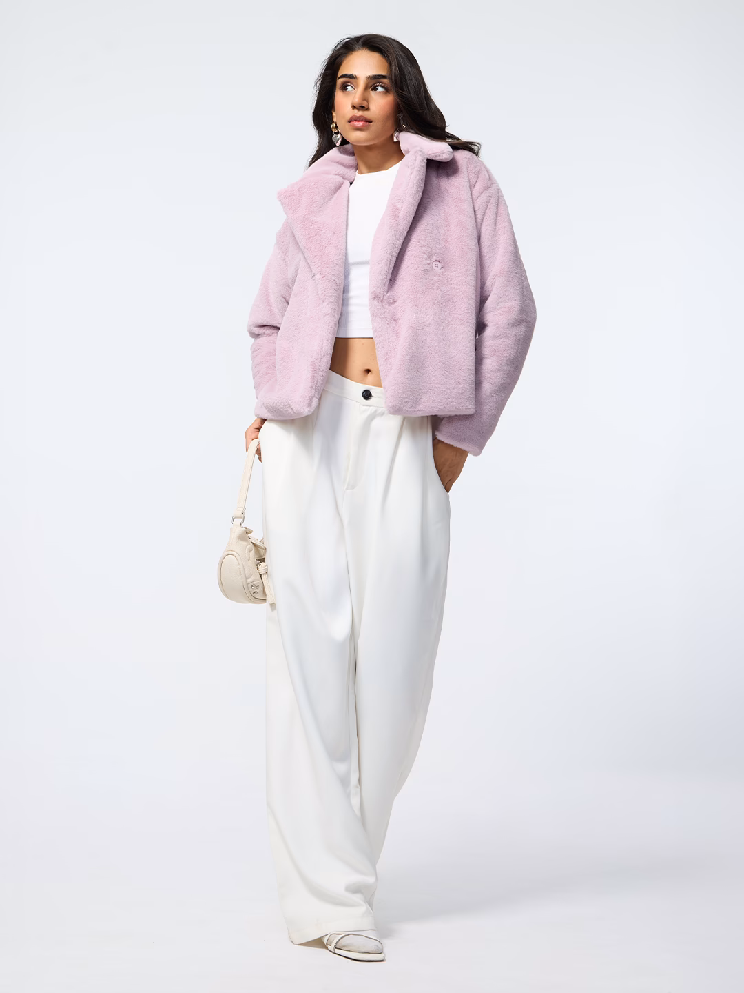Fur Jacket: Lavender 4 Fur Jacket: Lavender