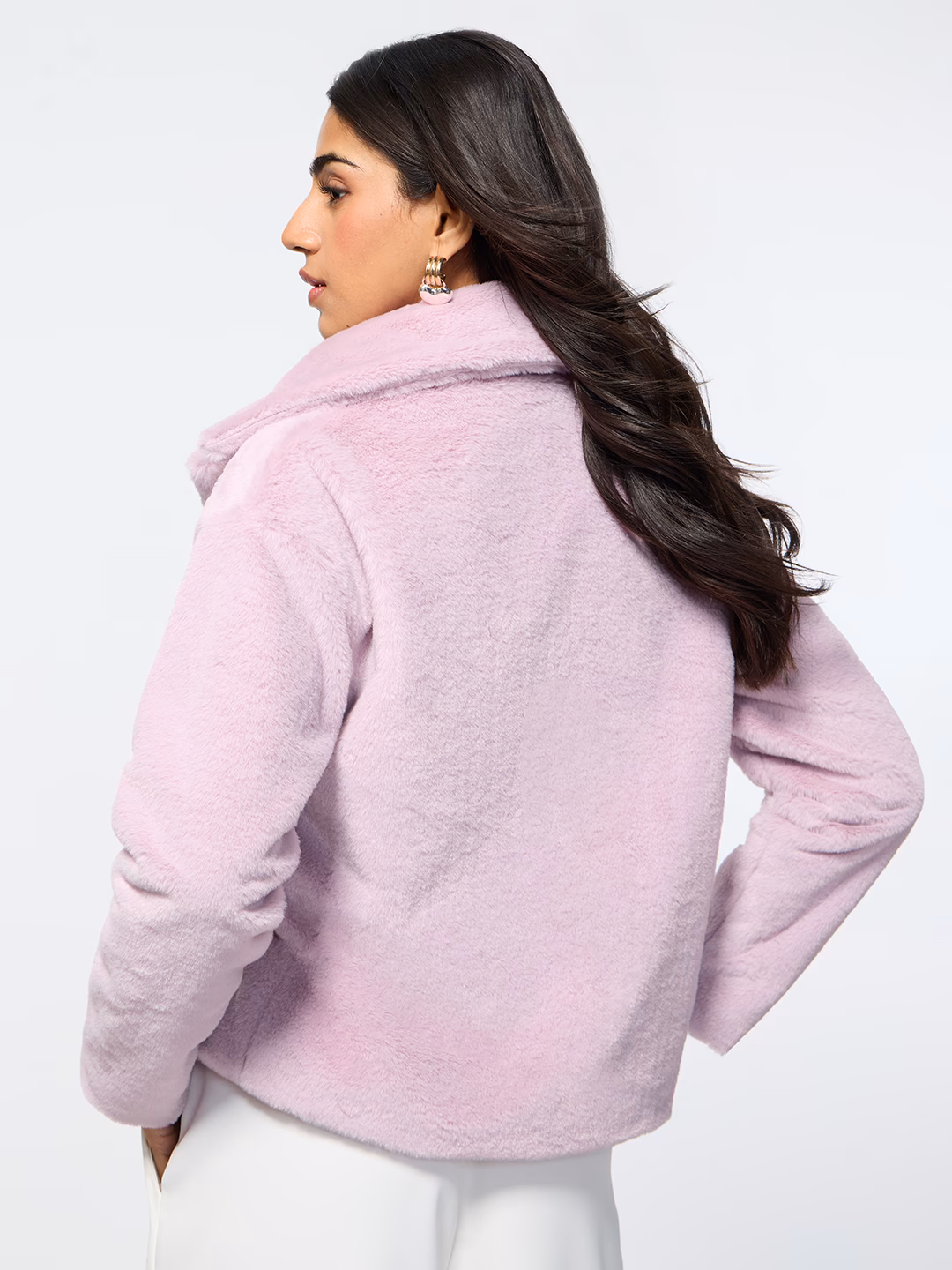 Fur Jacket: Lavender 5 Fur Jacket: Lavender