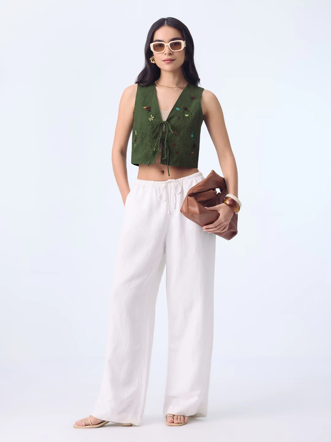 Cropped Vest: Vines 4 Cropped Vest: Vines
