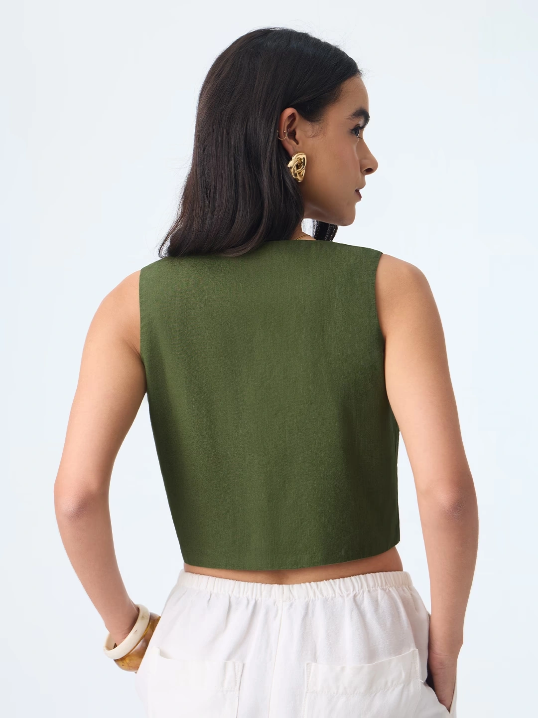 Cropped Vest: Vines 5 Cropped Vest: Vines