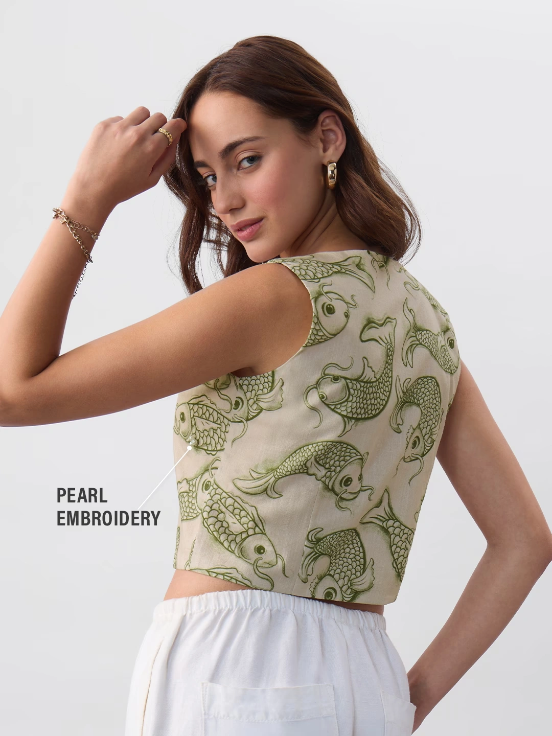 Cropped Vest: Swim
