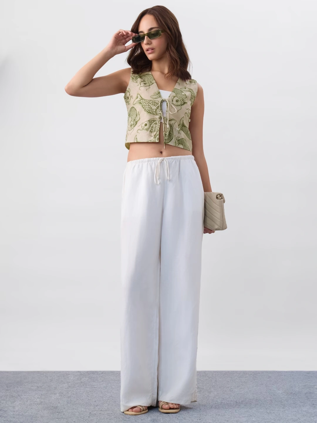 Cropped Vest: Swim