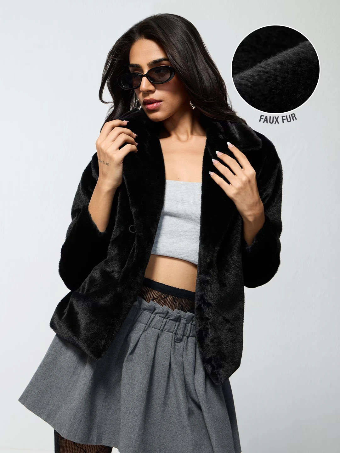 Fur Jacket: Onyx 3 Fur Jacket: Onyx