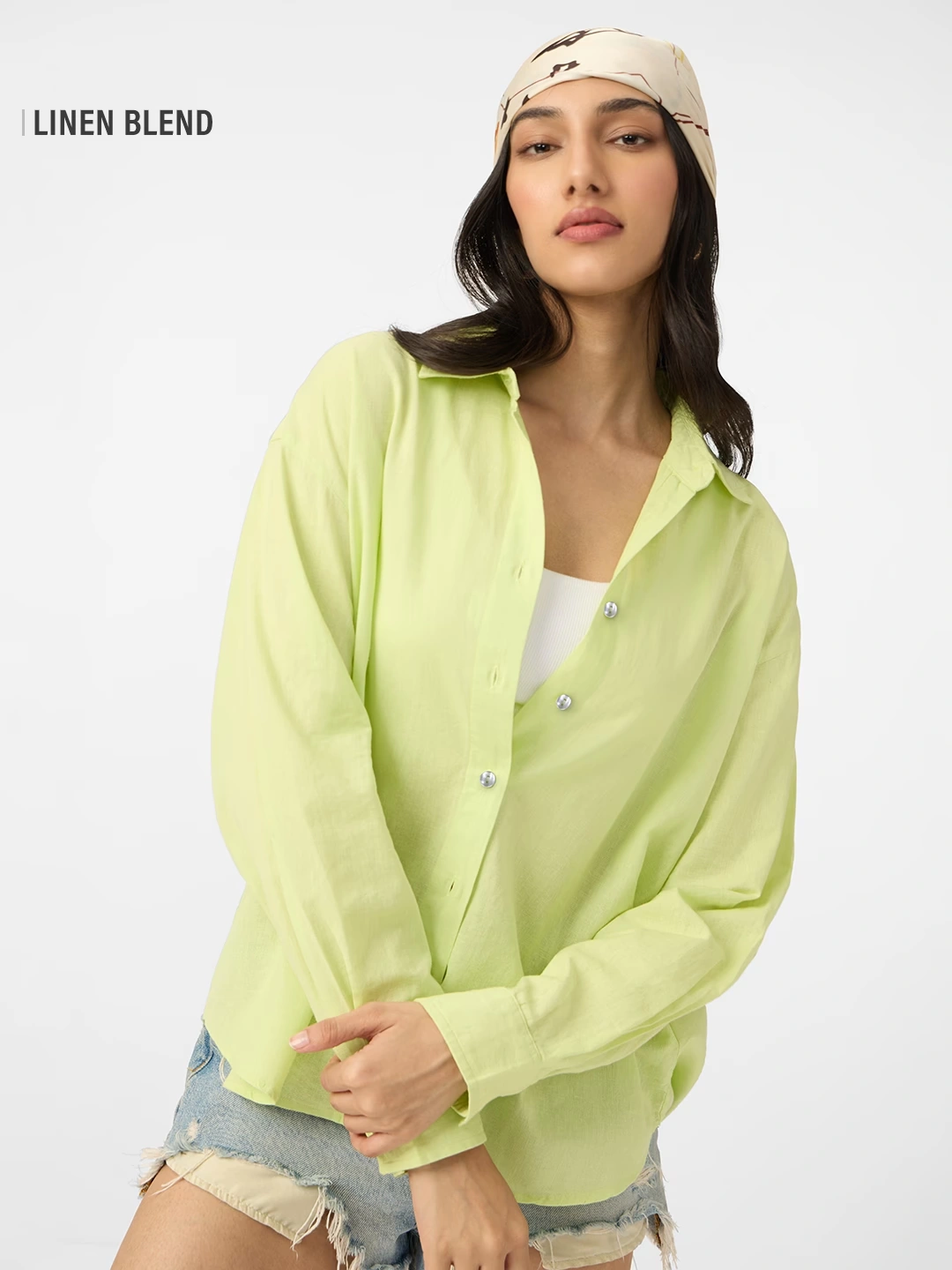 Cotton Linen: Lime