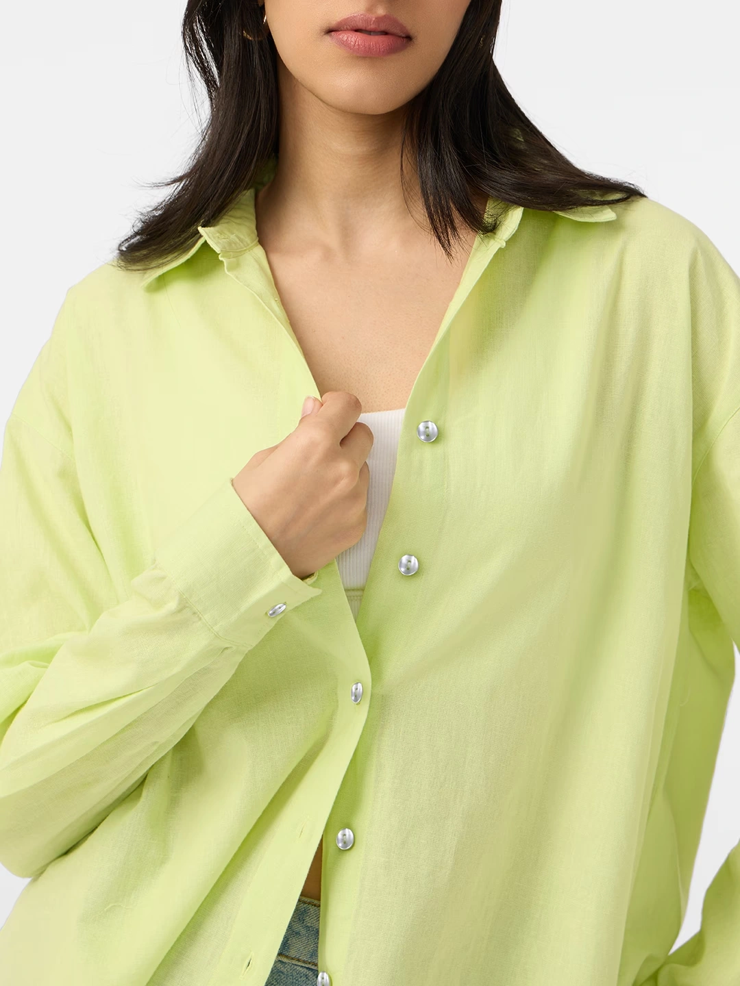 Cotton Linen: Lime