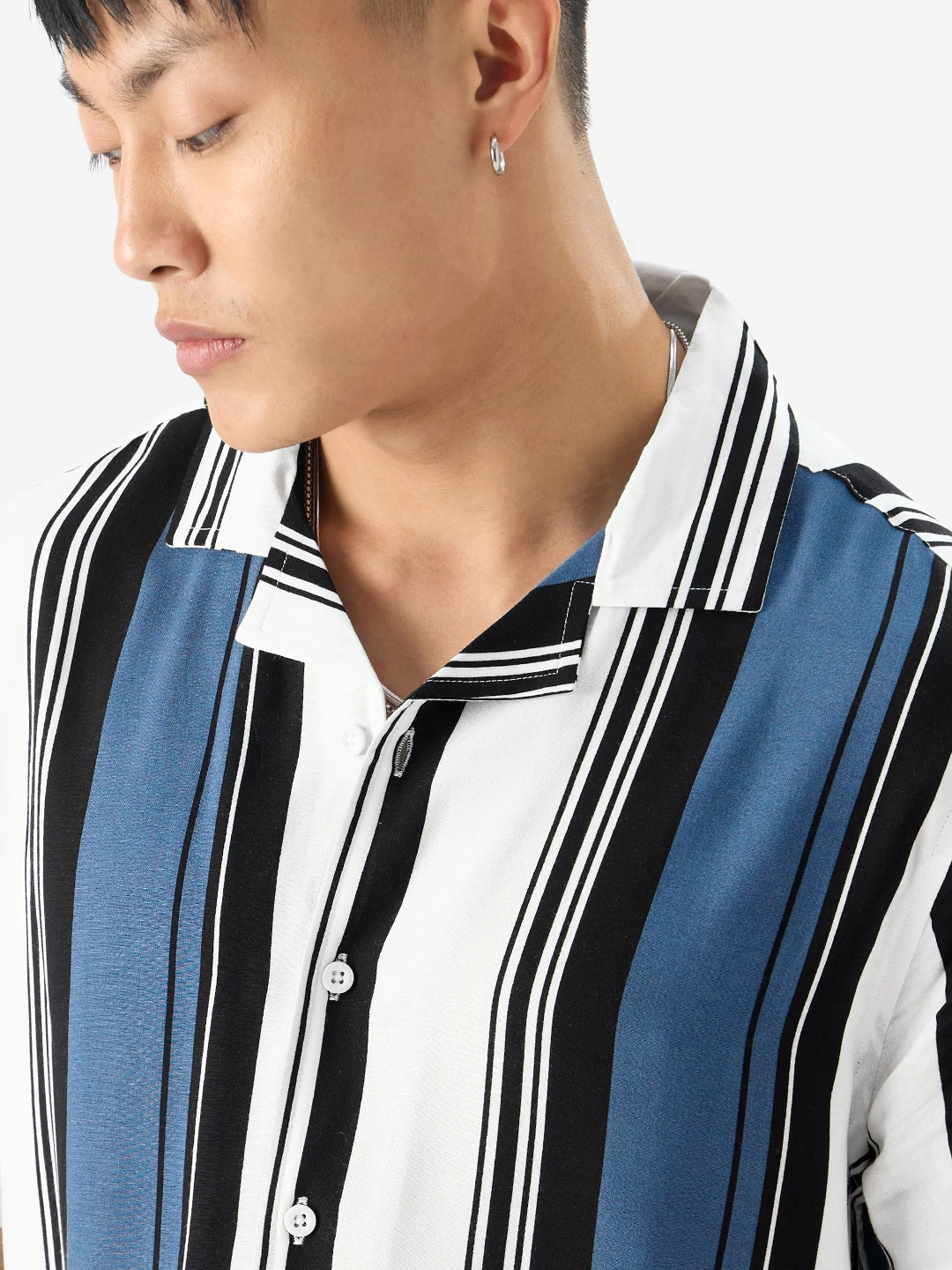 Stripes: Malibu Blue