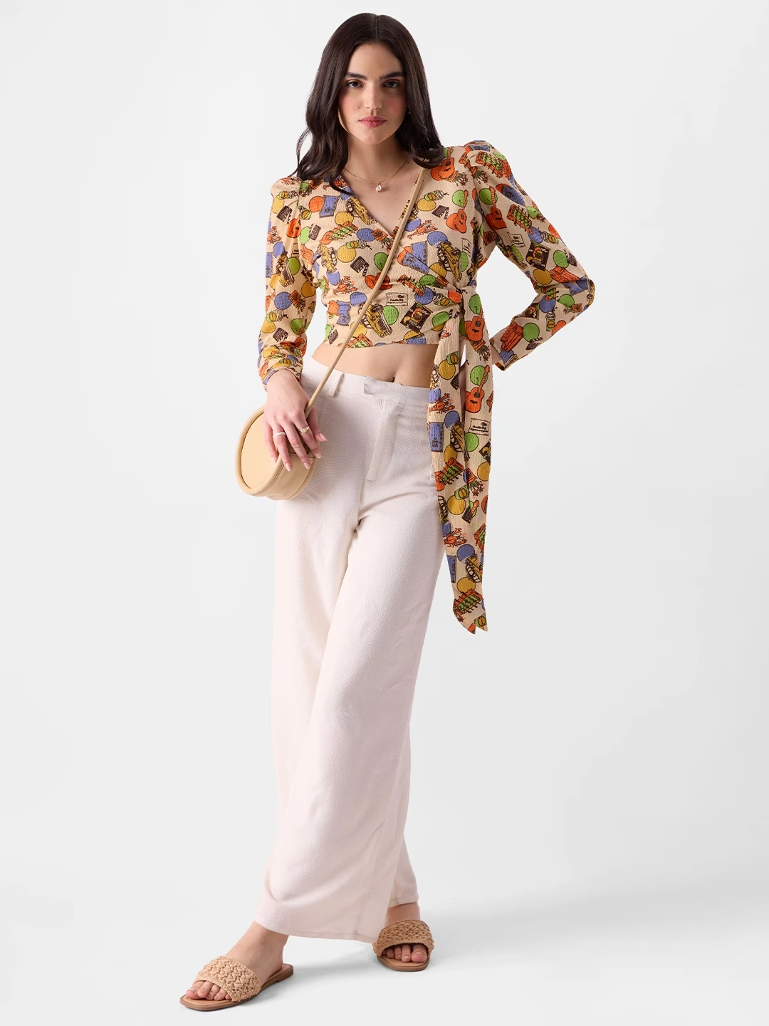 Wrap Top: FRIENDS Doodle