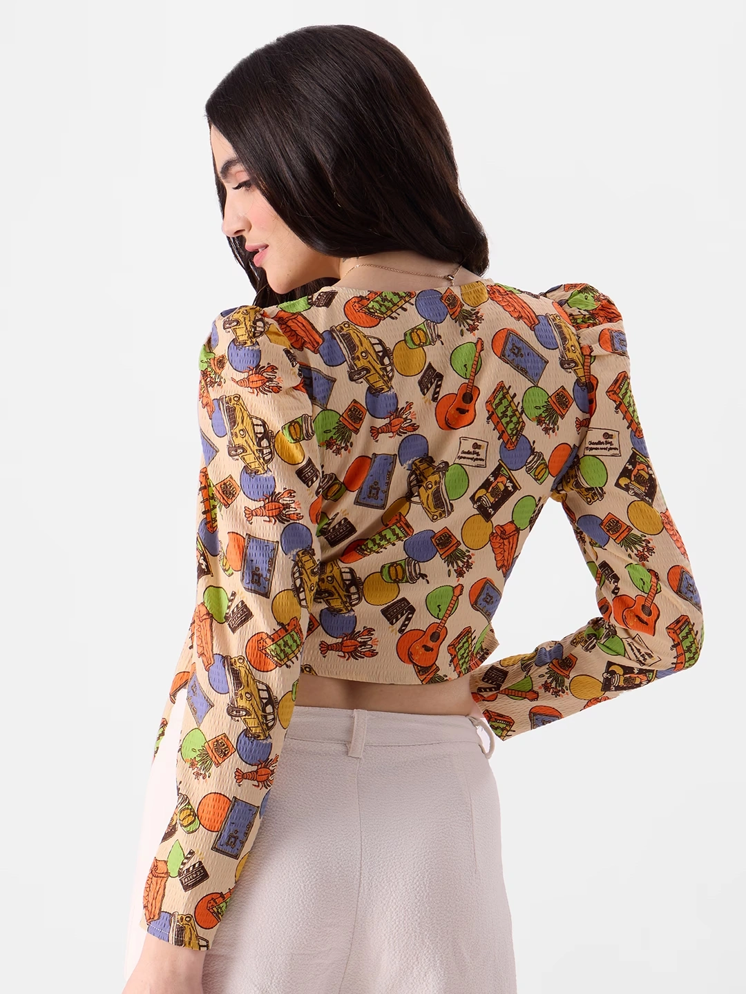 Wrap Top: FRIENDS Doodle 3 Wrap Top: FRIENDS Doodle