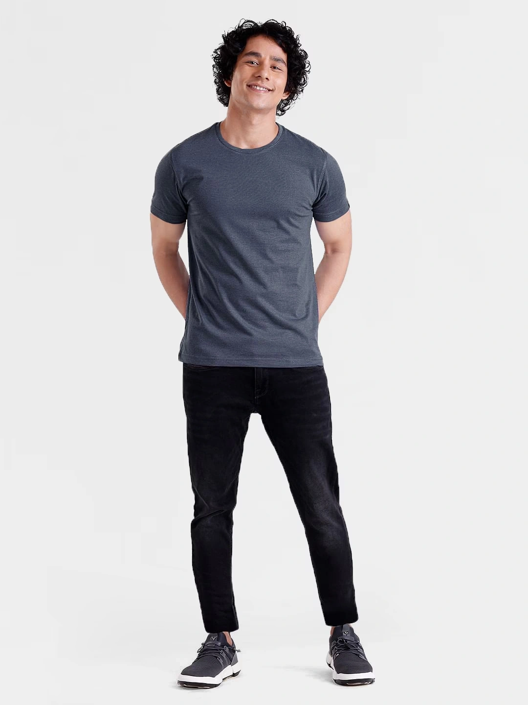 Solids: Navy Blue Melange