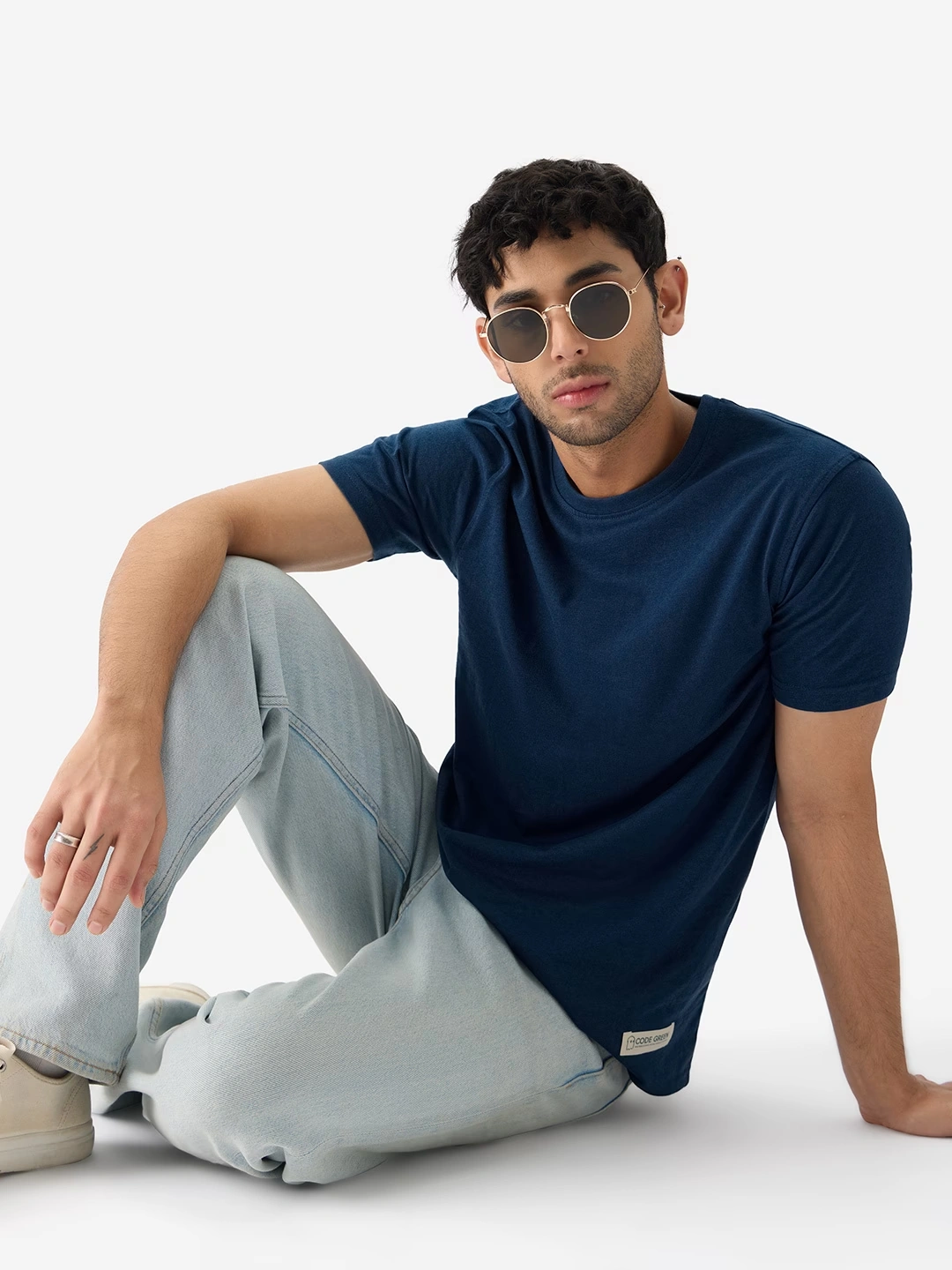 Classic Sustainable Tee: Airforce Blue