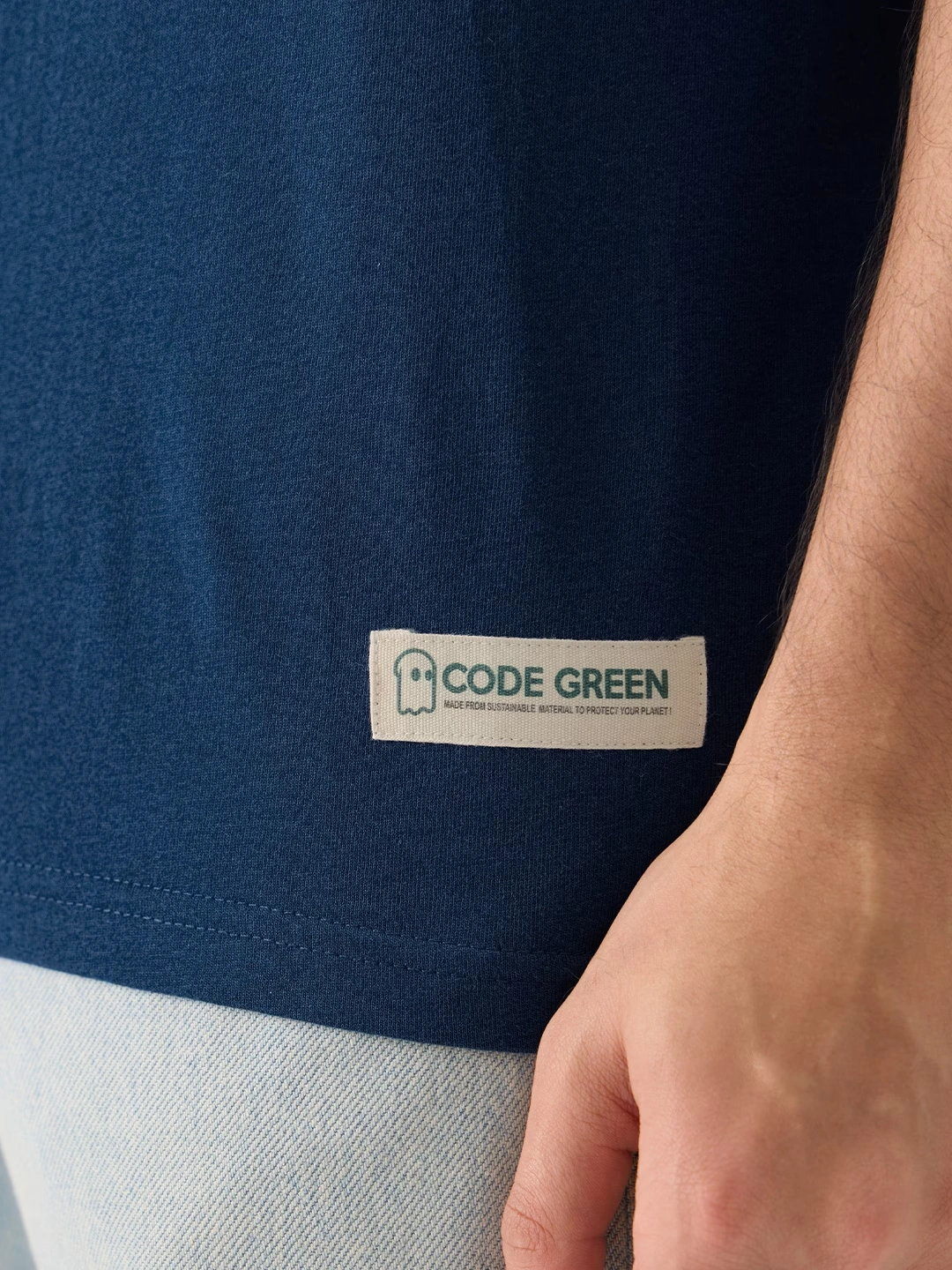 Classic Sustainable Tee: Airforce Blue