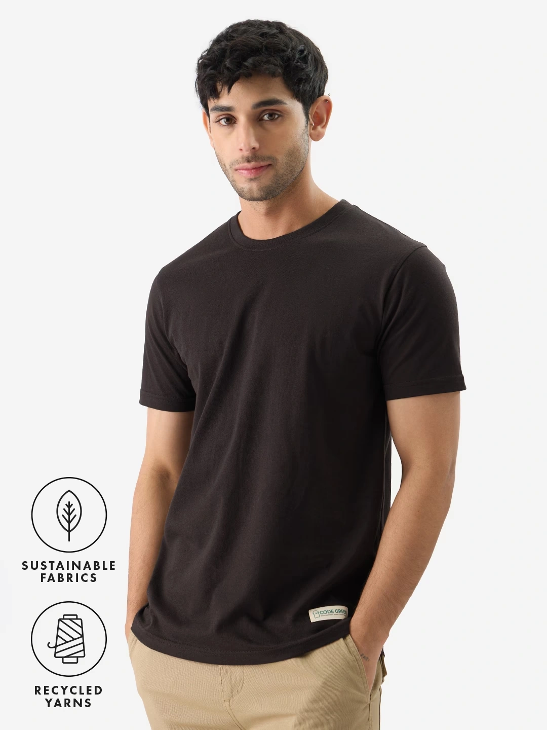 Classic Sustainable Tee: Coffee Brown