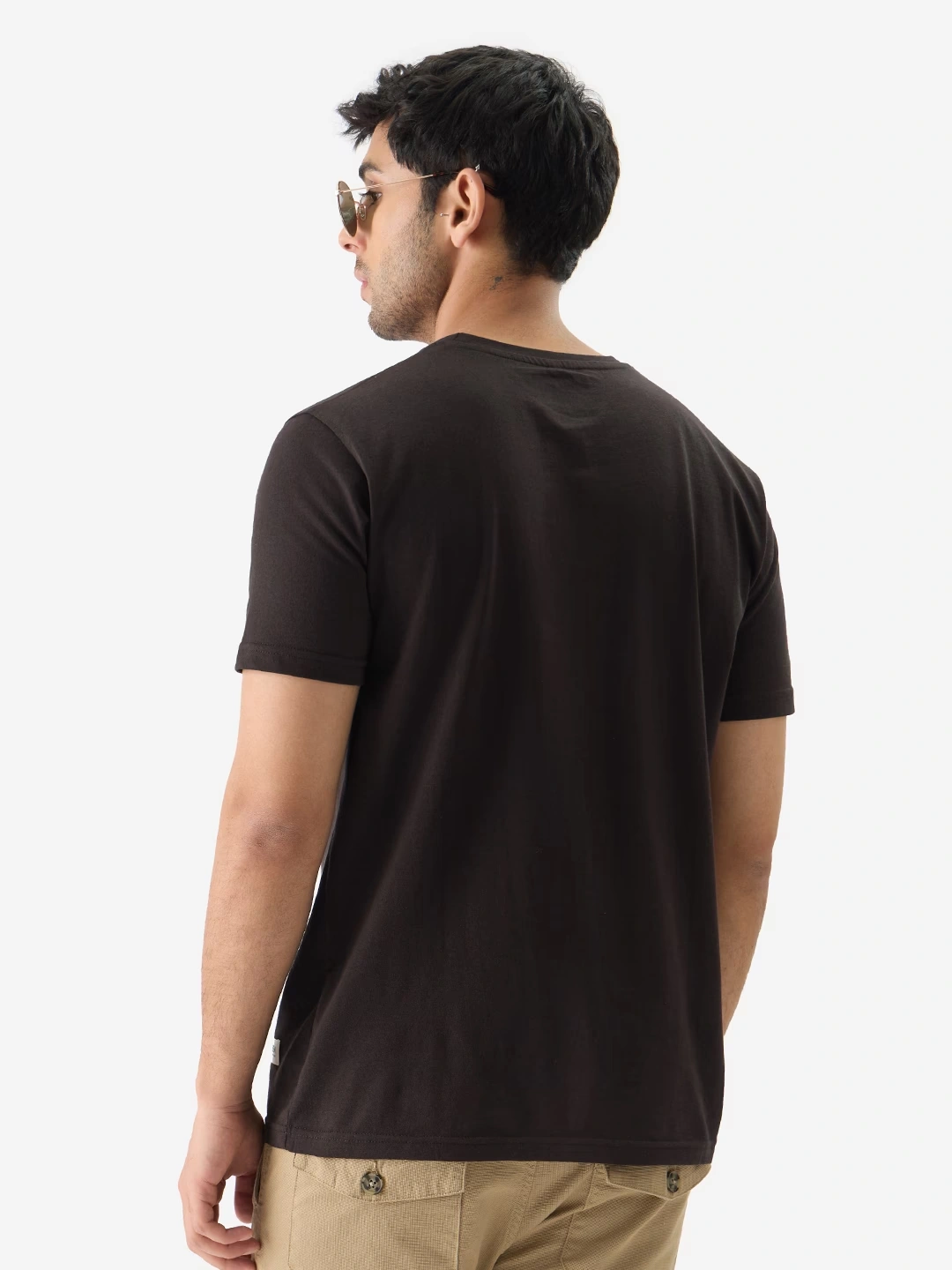 Classic Sustainable Tee: Coffee Brown 4 Classic Sustainable Tee: Coffee Brown